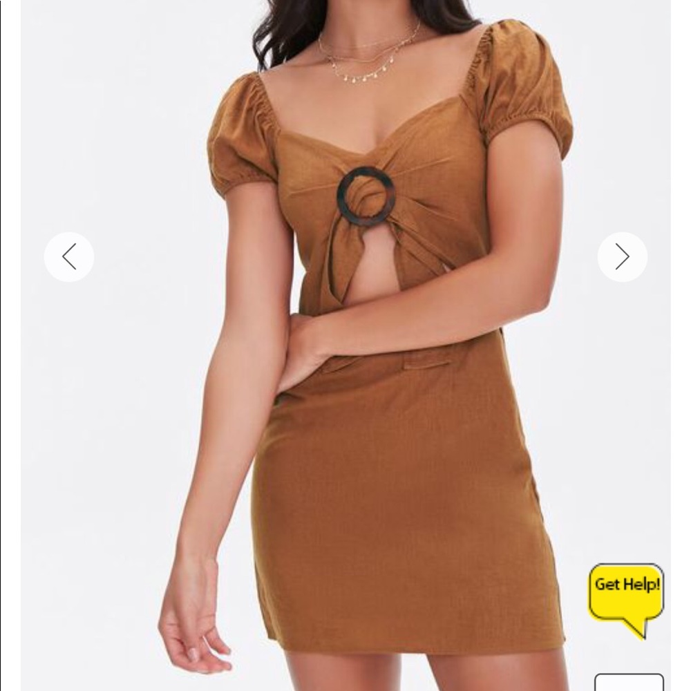 Cut-out Mini Dress
